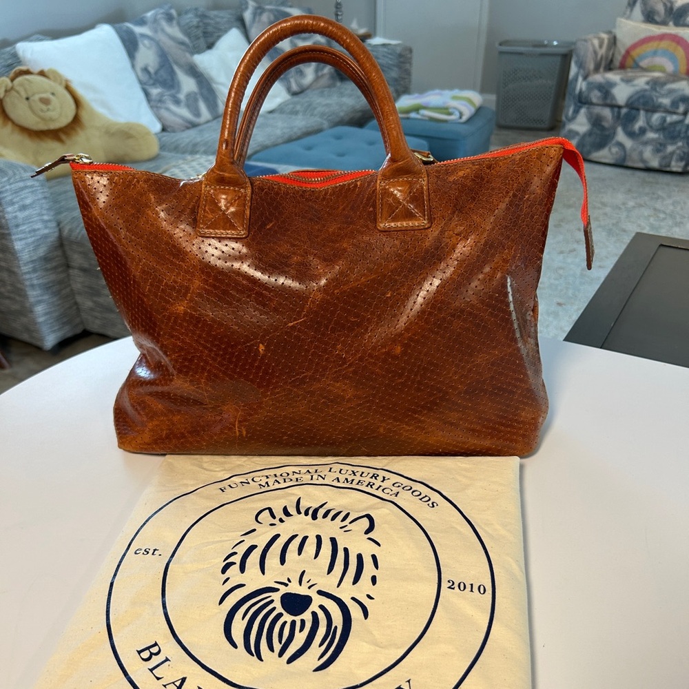 Blair Ritchey Mini Hugh perforated chestnut